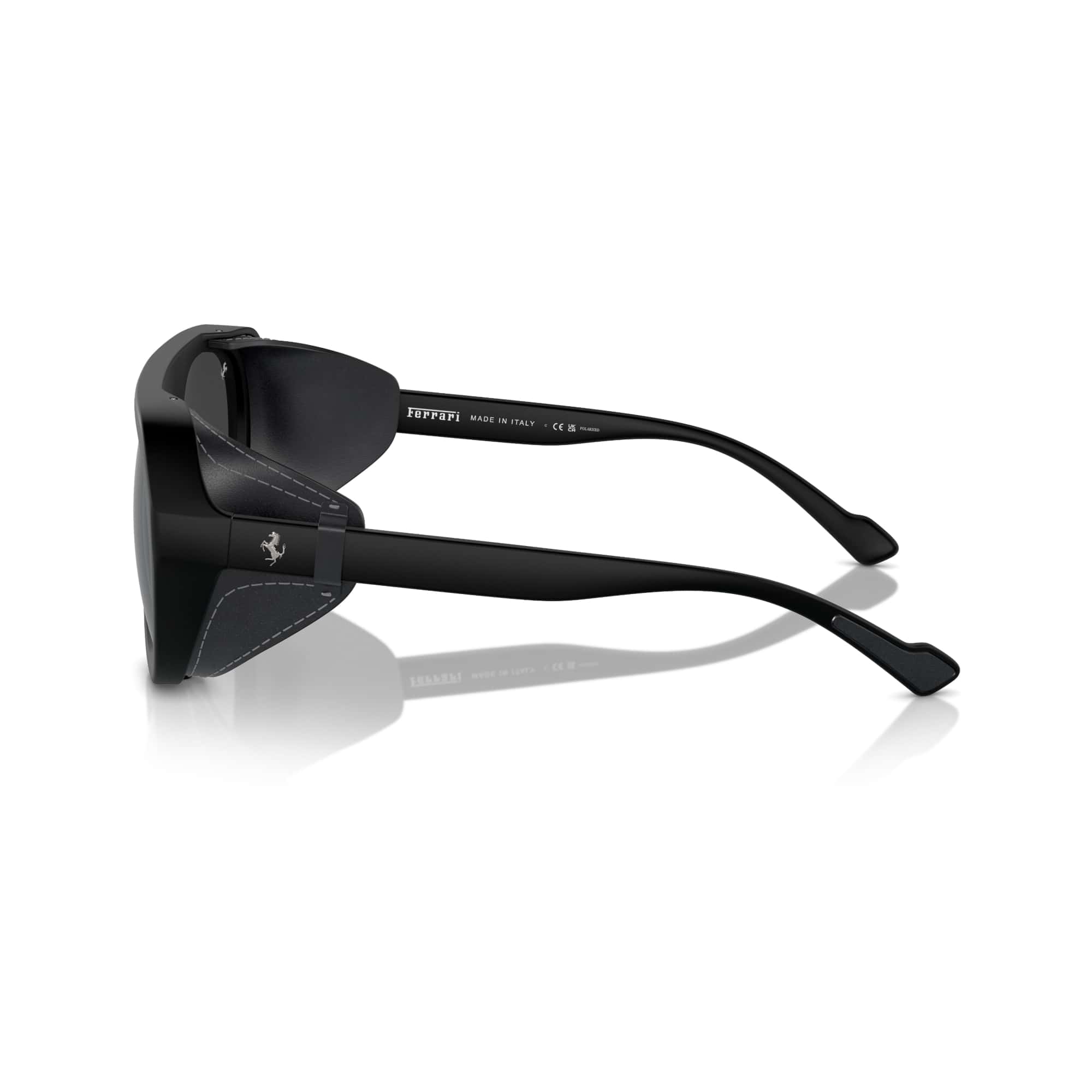 FERRARI 2002QU 504 48 57 Polarize Siyah Unisex Güneş Gözlüğü - 3
