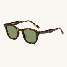 النظارات الشمسية LUNETTERIE GENERALE COGNAC MEDIUM TORTOISE GREEN - 2