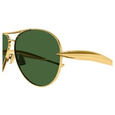 BOTTEGA VENETA 1305S 001 64 Gold Unisex Güneş Gözlüğü - 3
