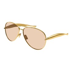 BOTTEGA VENETA 1305S 002 64 Gold Unisex Güneş Gözlüğü - 2