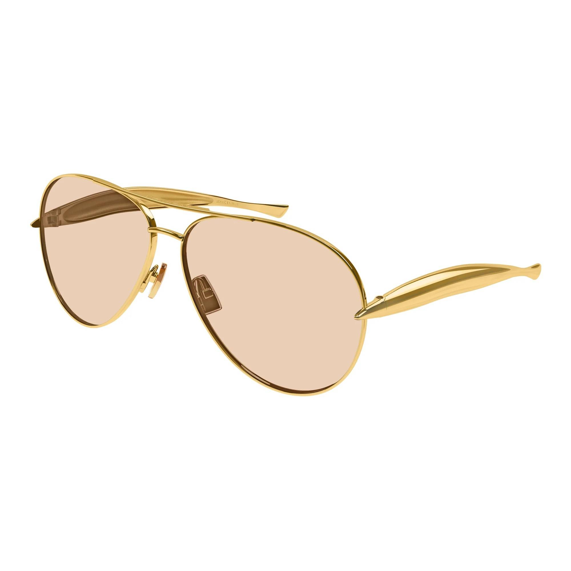 BOTTEGA VENETA 1305S 002 64 Gold Unisex Güneş Gözlüğü - 2