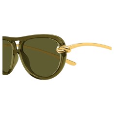 BOTTEGA VENETA 1418S 003 58 Güneş Gözlüğü - Görsel 3