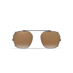 BRETT ASTON CLIP SUN C0600 49 Polarize Gun Metal Unisex Güneş Gözlüğü 