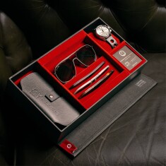BRETT COFFRET SPA CLASSIC C03 55 Polarize Mat Siyah Erkek Güneş Gözlüğü - 1