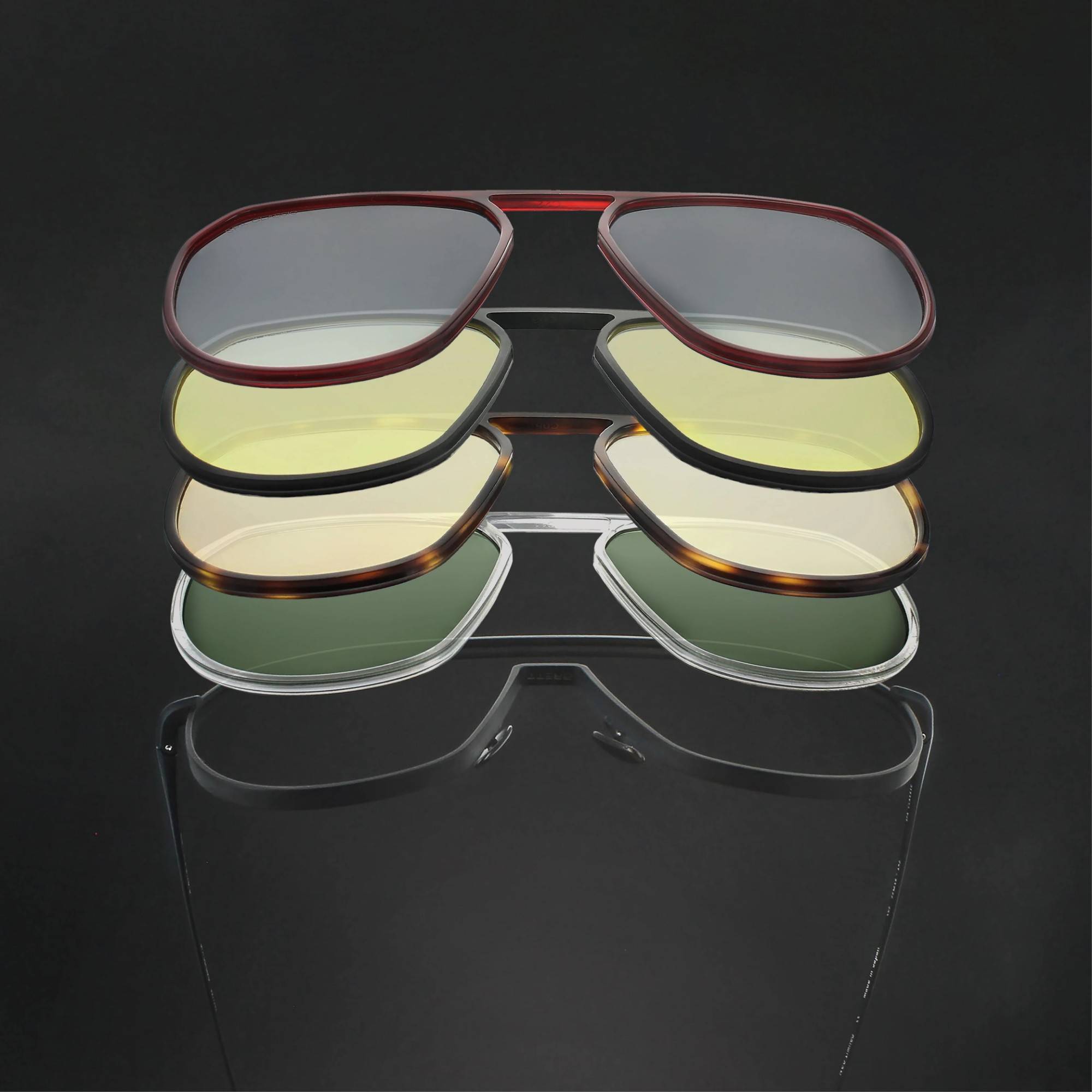 BRETT COFFRET SPA CLASSIC C03 55 Polarize Mat Siyah Erkek Güneş Gözlüğü - 3