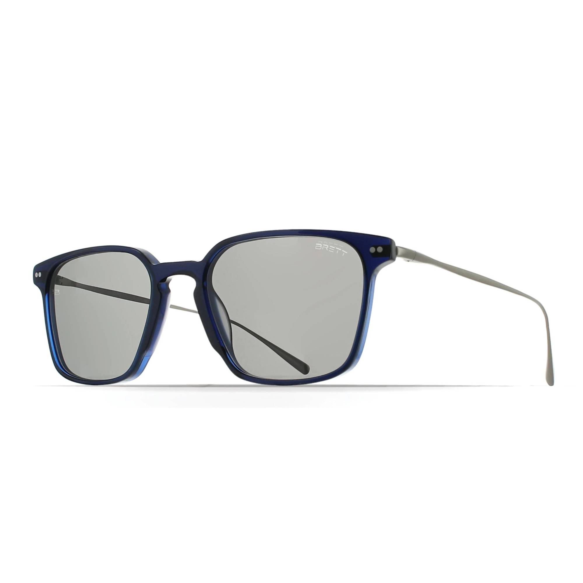 BRETT DAVID SUN C04 55 Polarize Lacivert Unisex Güneş Gözlüğü - 1