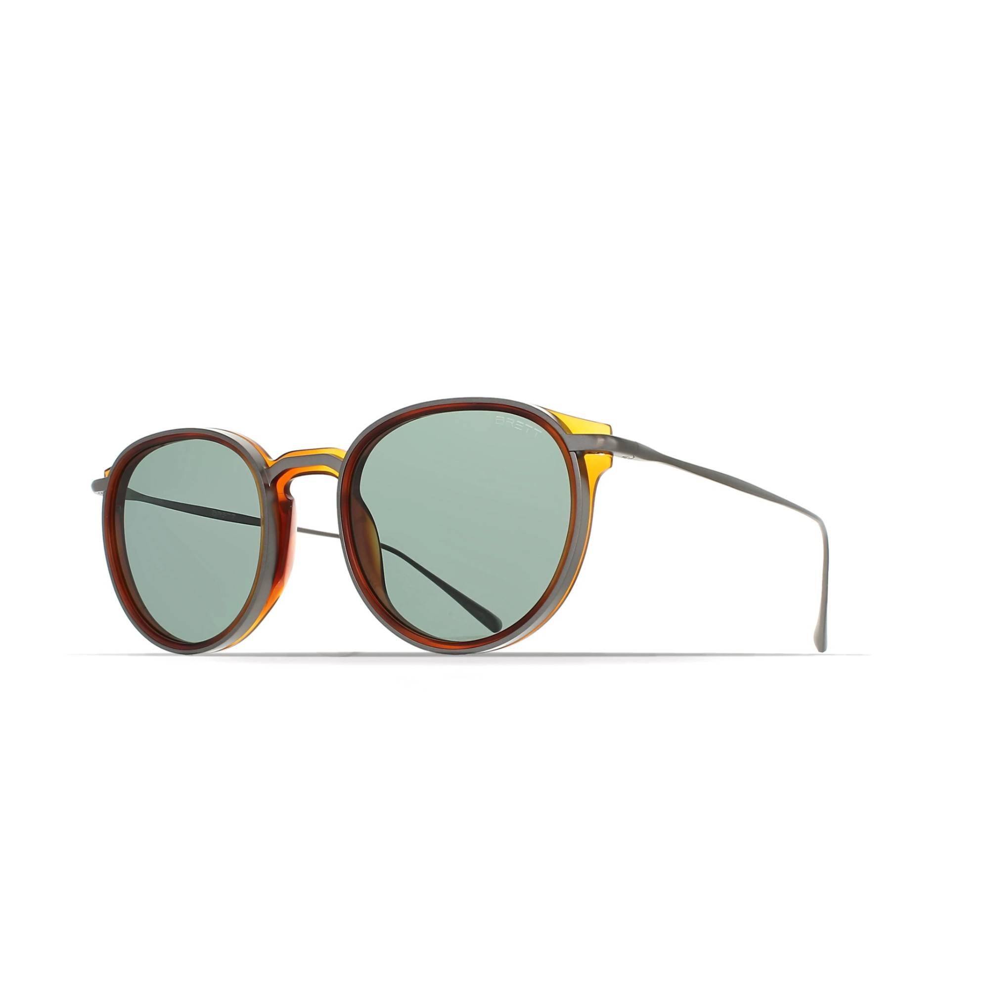 BRETT EDDIE SUN C09 49 Polarize Kahverengi Unisex Güneş Gözlüğü - 1