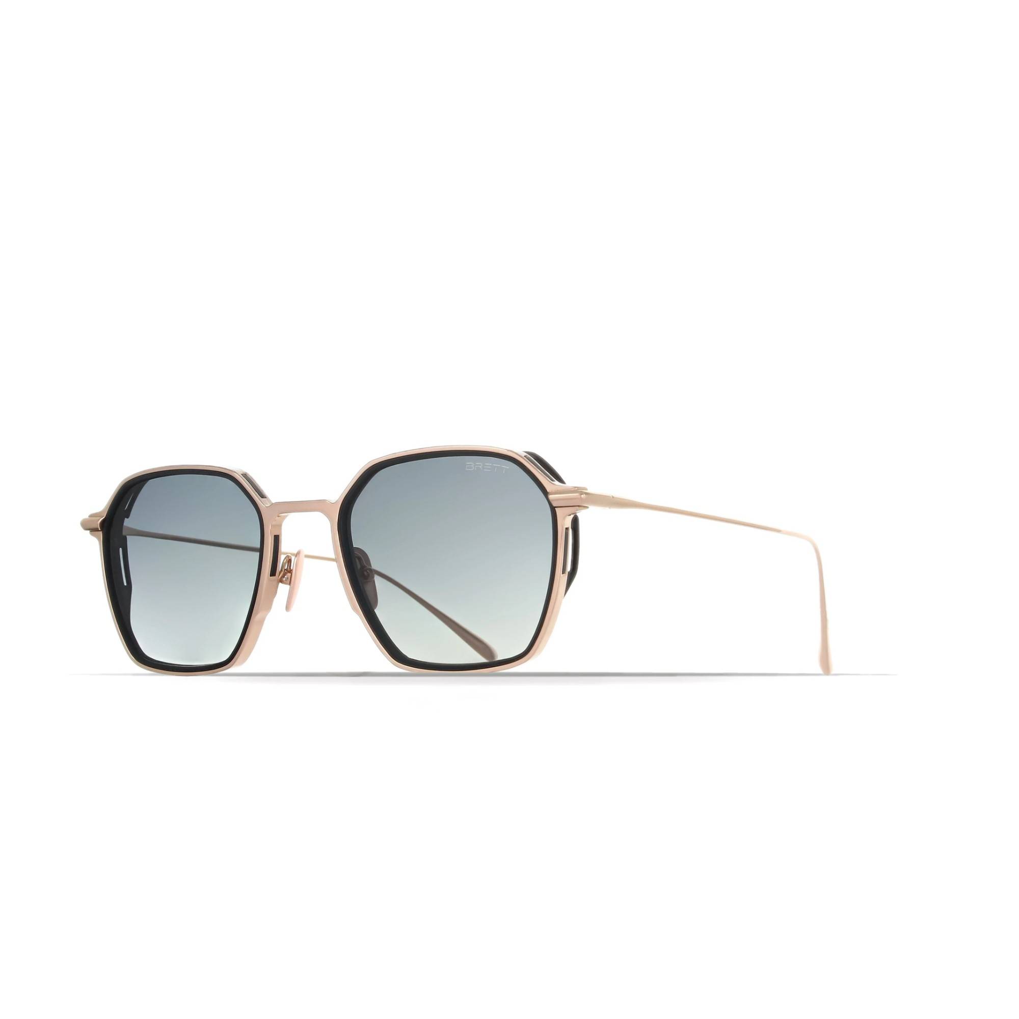 BRETT FRANCOIS SUN C18 50 Polarize Gold Unisex Güneş Gözlüğü - 1