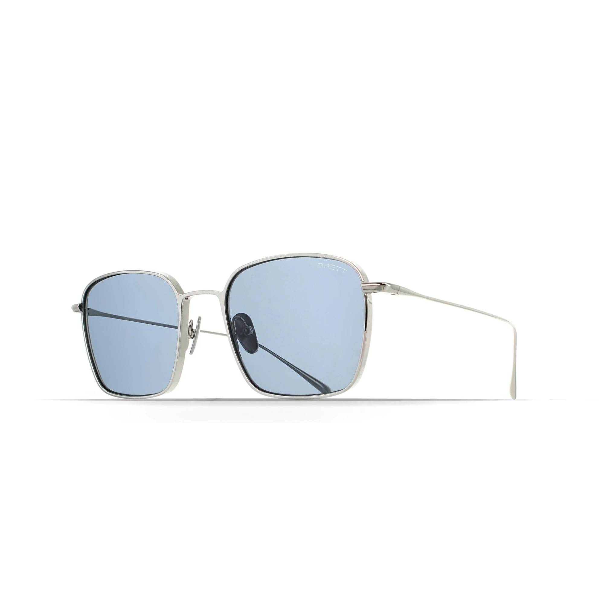 BRETT JOHN SUN C02 51 Polarize Gümüş Unisex Güneş Gözlüğü - 1