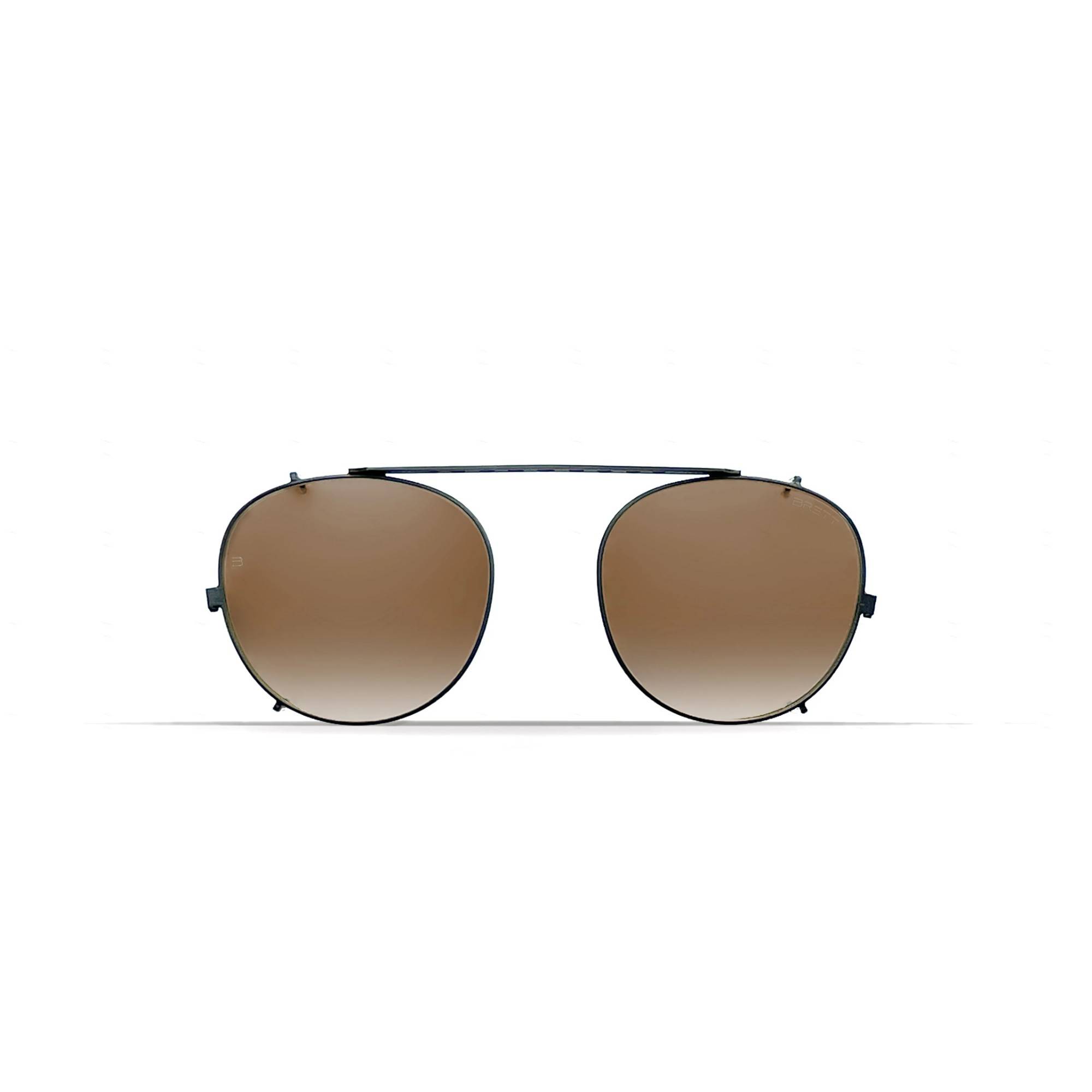 BRETT MILES CLIP SUN C0600 49 Polarize Siyah Unisex Güneş Gözlüğü - 1