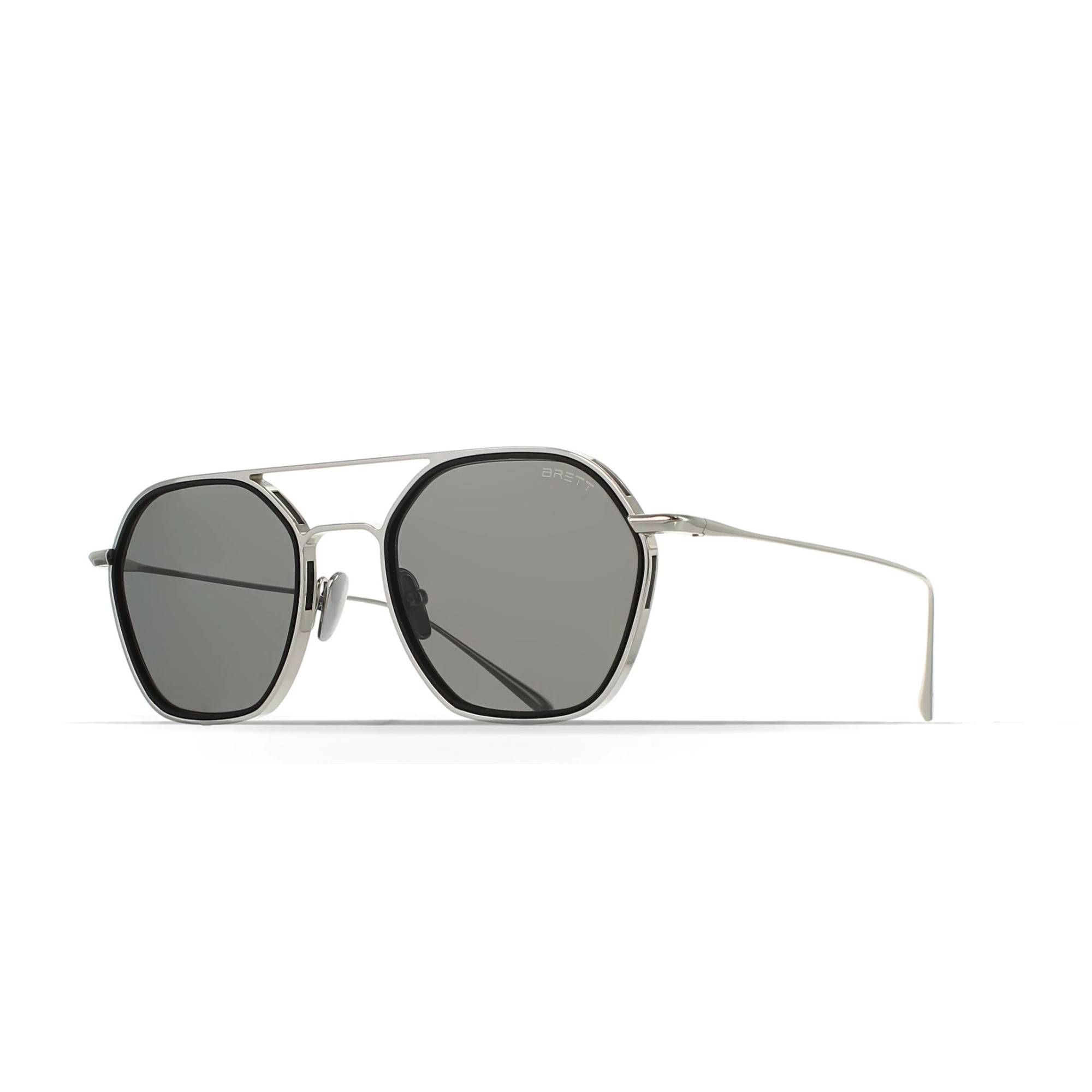 BRETT PHIL SUN C02 51 Polarize Gümüş Unisex Güneş Gözlüğü - 1