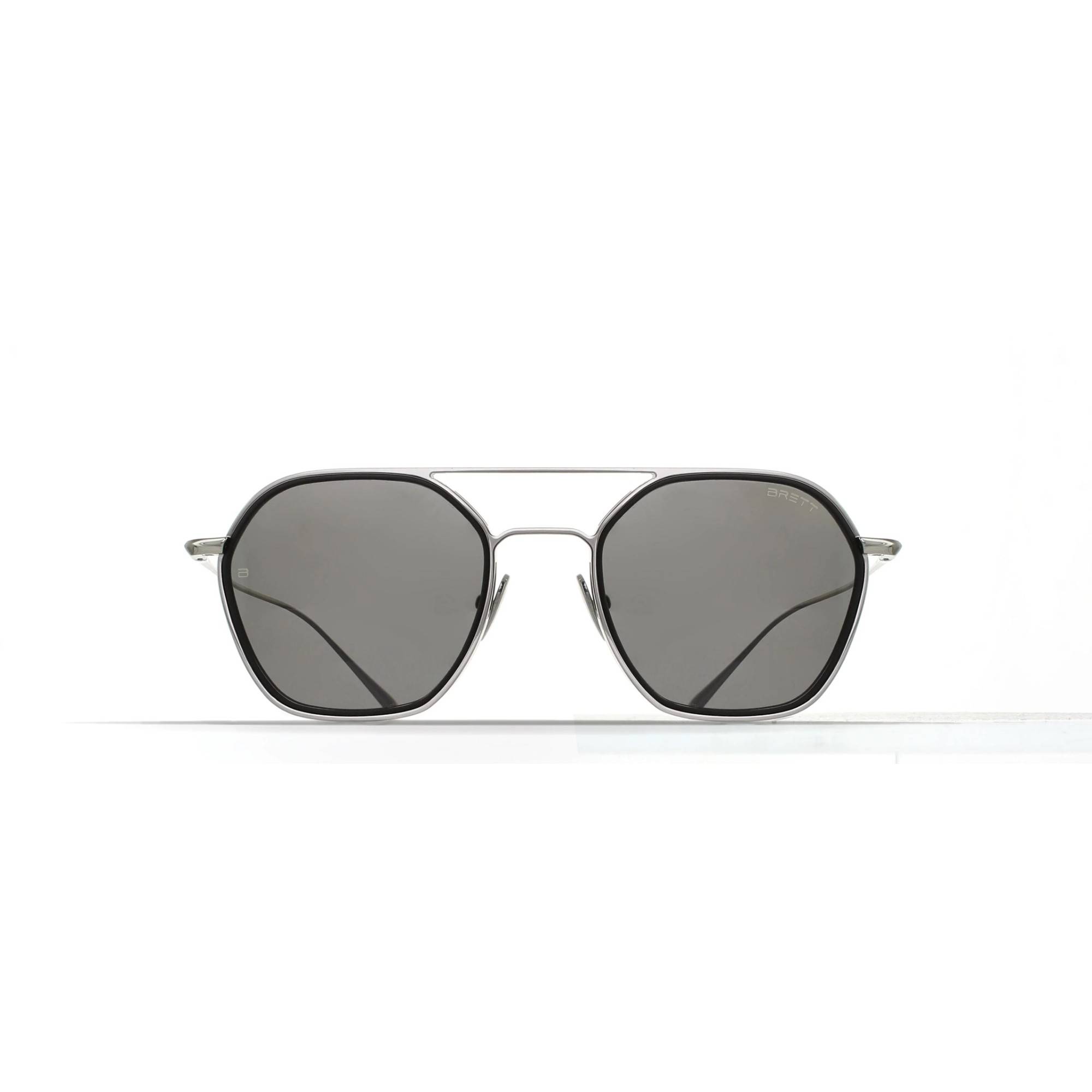 BRETT PHIL SUN C02 51 Polarize Gümüş Unisex Güneş Gözlüğü - 2