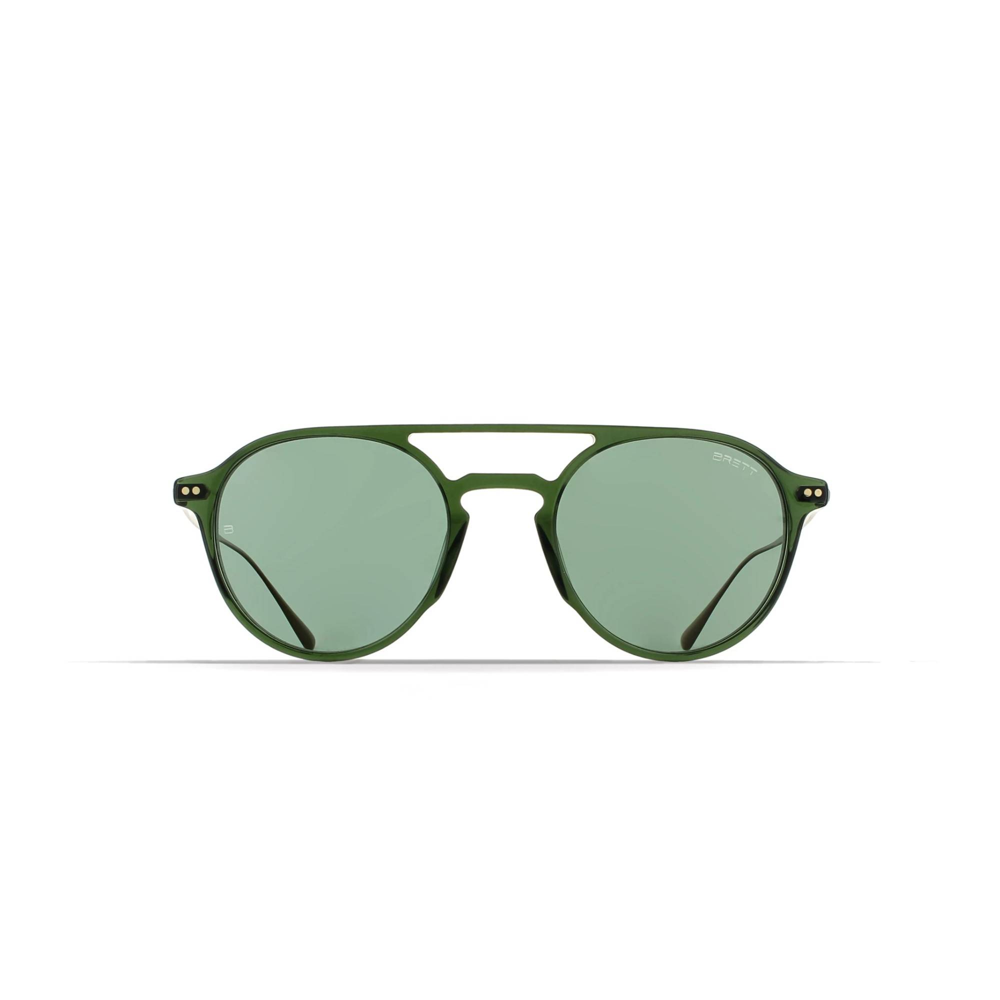 BRETT RONNIE SUN C19 49 Polarize Yeşil Unisex Güneş Gözlüğü - 2