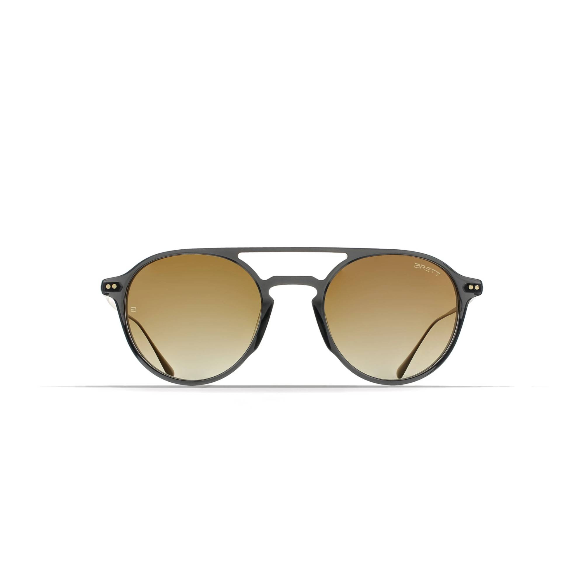 BRETT RONNIE SUN C26 49 Polarize Gri Unisex Güneş Gözlüğü - 2