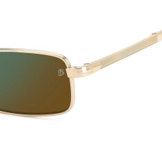 DAVID BECKHAM 99/ORIGAMI RHLMT 53 Gold Unisex Güneş Gözlüğü - 4