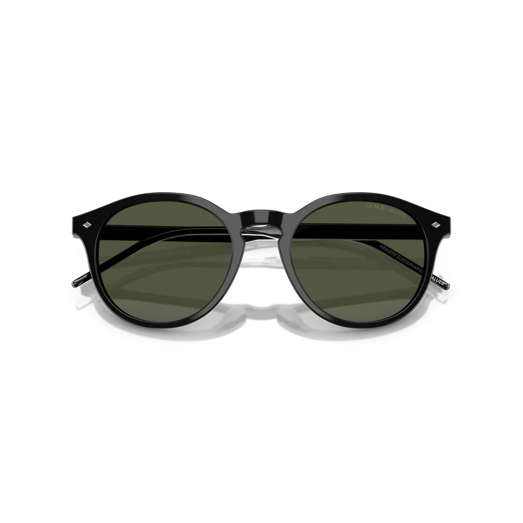 GIORGIO ARMANI 8211 587531 52 Siyah Unisex Güneş Gözlüğü - 5