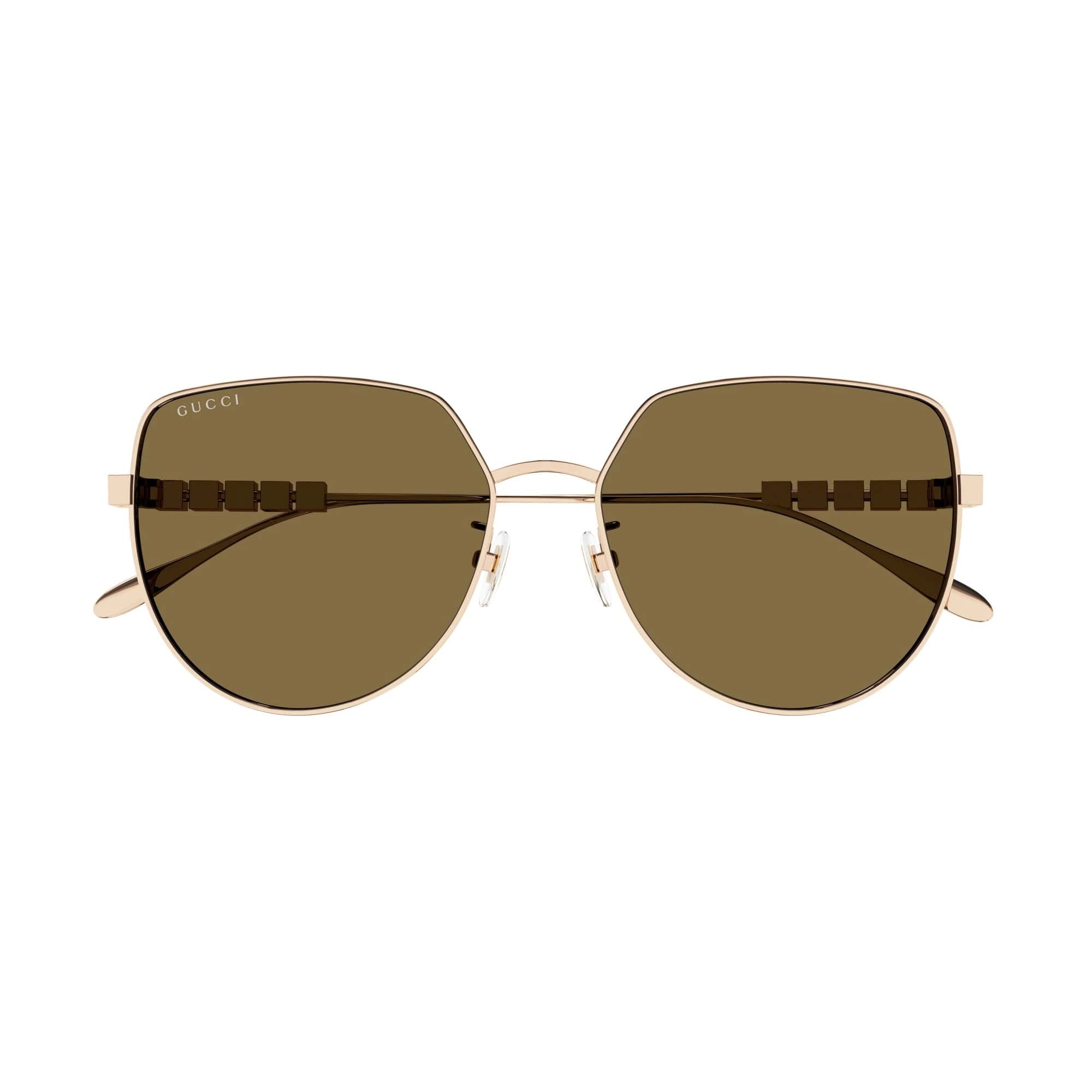 GUCCI 1435SA 002 58 Sarı Kadın Güneş Gözlüğü - 1