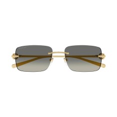 GUCCI 1703S 005 55 Gold Unisex Güneş Gözlüğü - 3