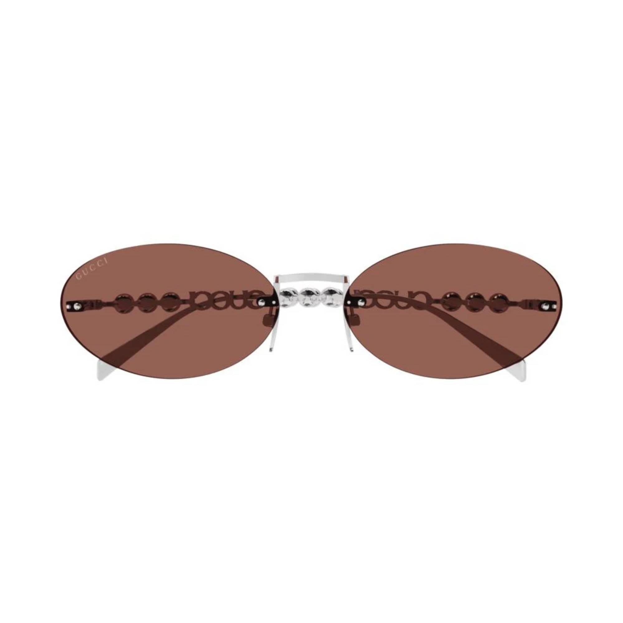 GUCCI 1922S 002 62 Gümüş Kadın Güneş Gözlüğü - 2