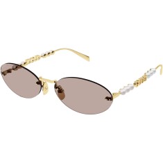GUCCI 1922S 004 62 Gold Erkek Güneş Gözlüğü 