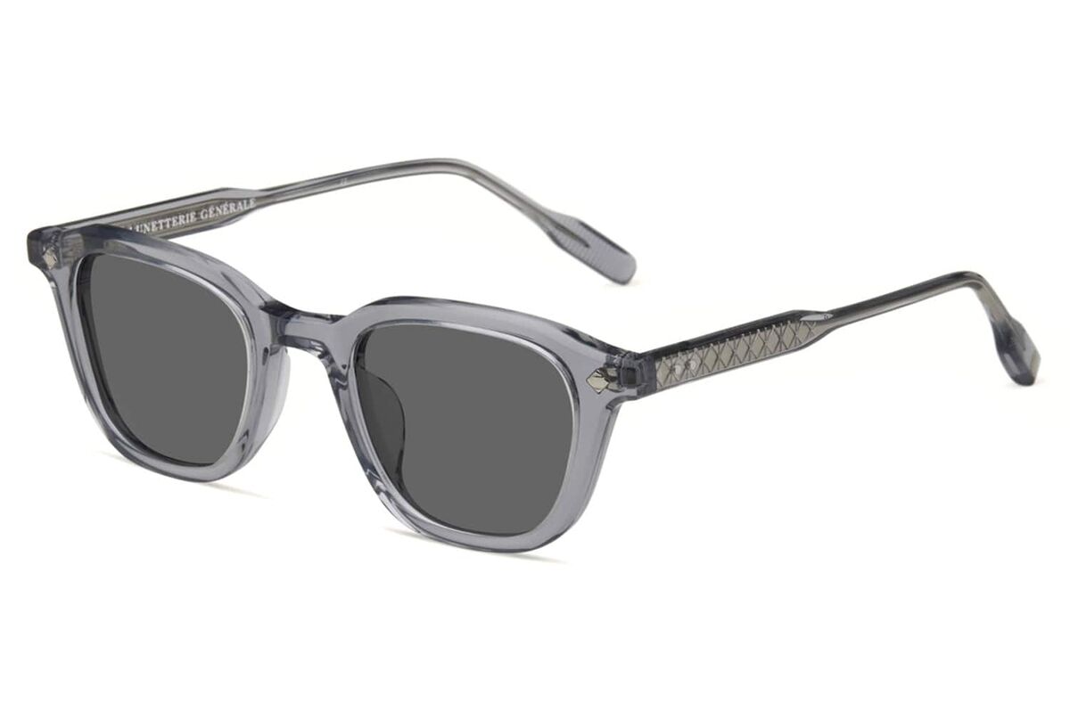 LUNETTERIE GENERALE Unisex Gri Güneş Gözlüğü ENIGMA GREY CRYSTAL