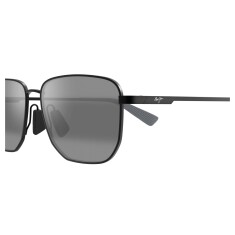 MAUIJIM 0652S 02 51 Polarize Siyah Unisex Güneş Gözlüğü - 2