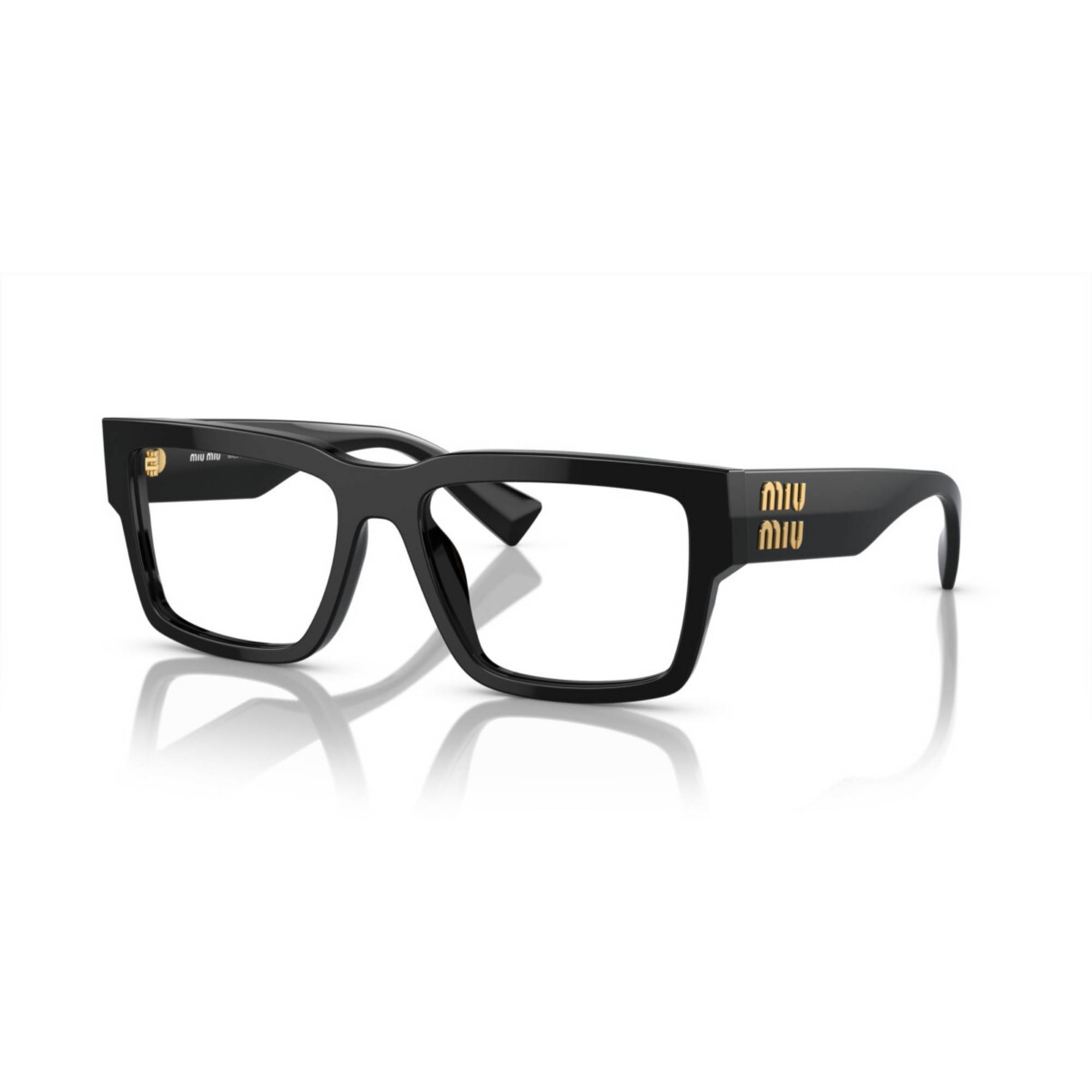 MIU MIU 02XV 1AB1O1 54 Siyah Unisex Mavi Filtreli Gözlük - 1