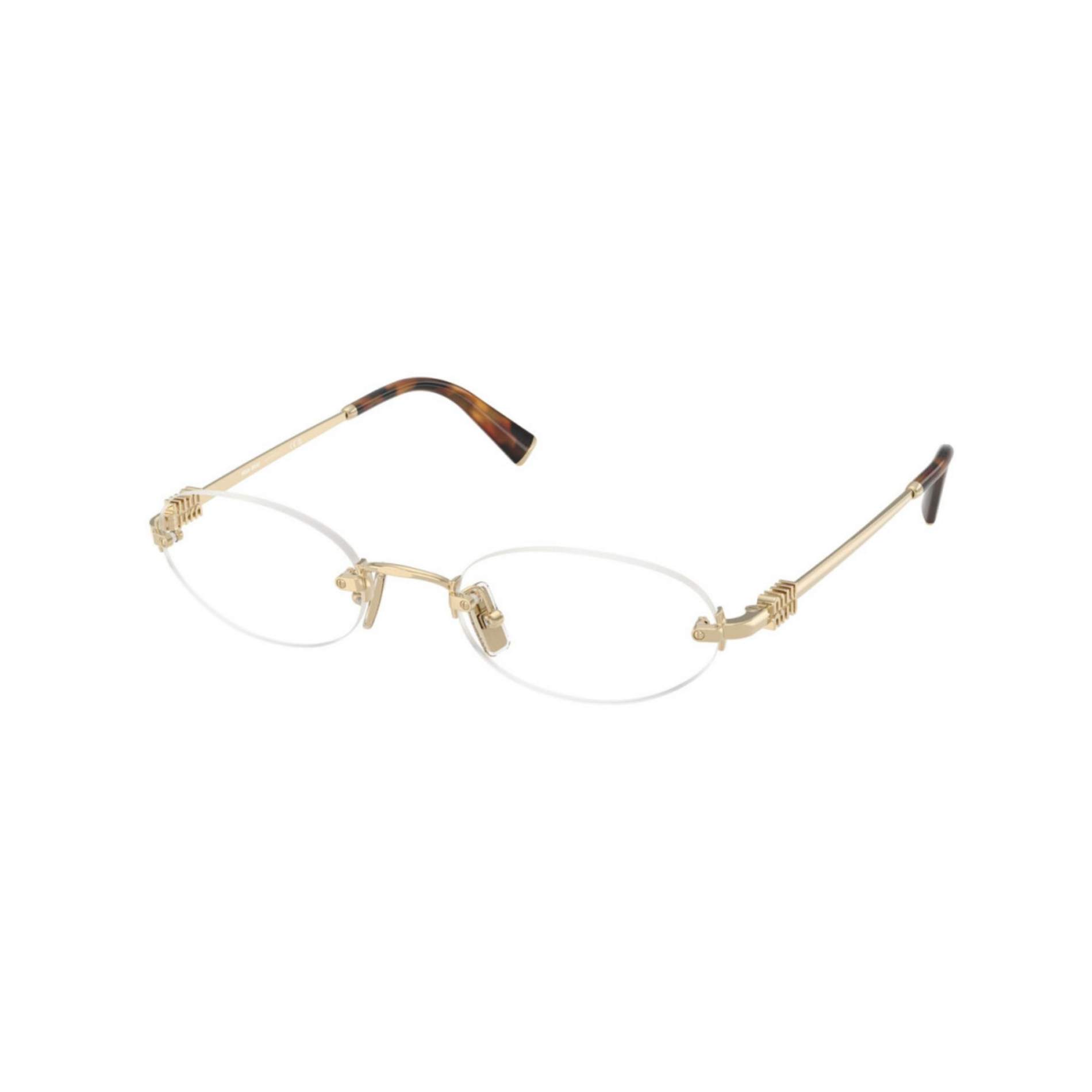 MIU MIU 53WV ZVN1O1 53 Sarı Kadın Mavi Filtreli Gözlük - 1