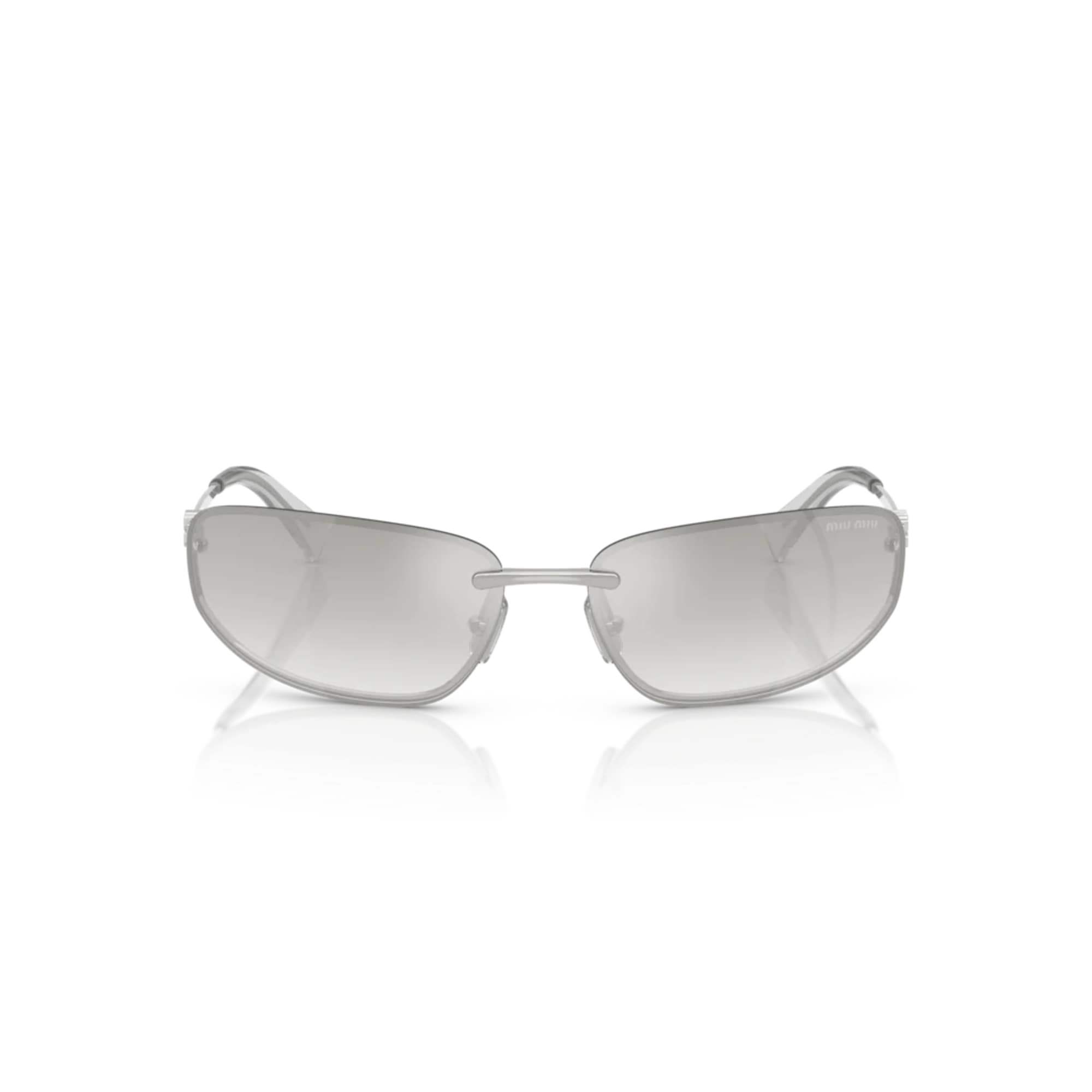 MIU MIU A50S 1BC8H1 68 Gümüş Unisex Güneş Gözlüğü - 2