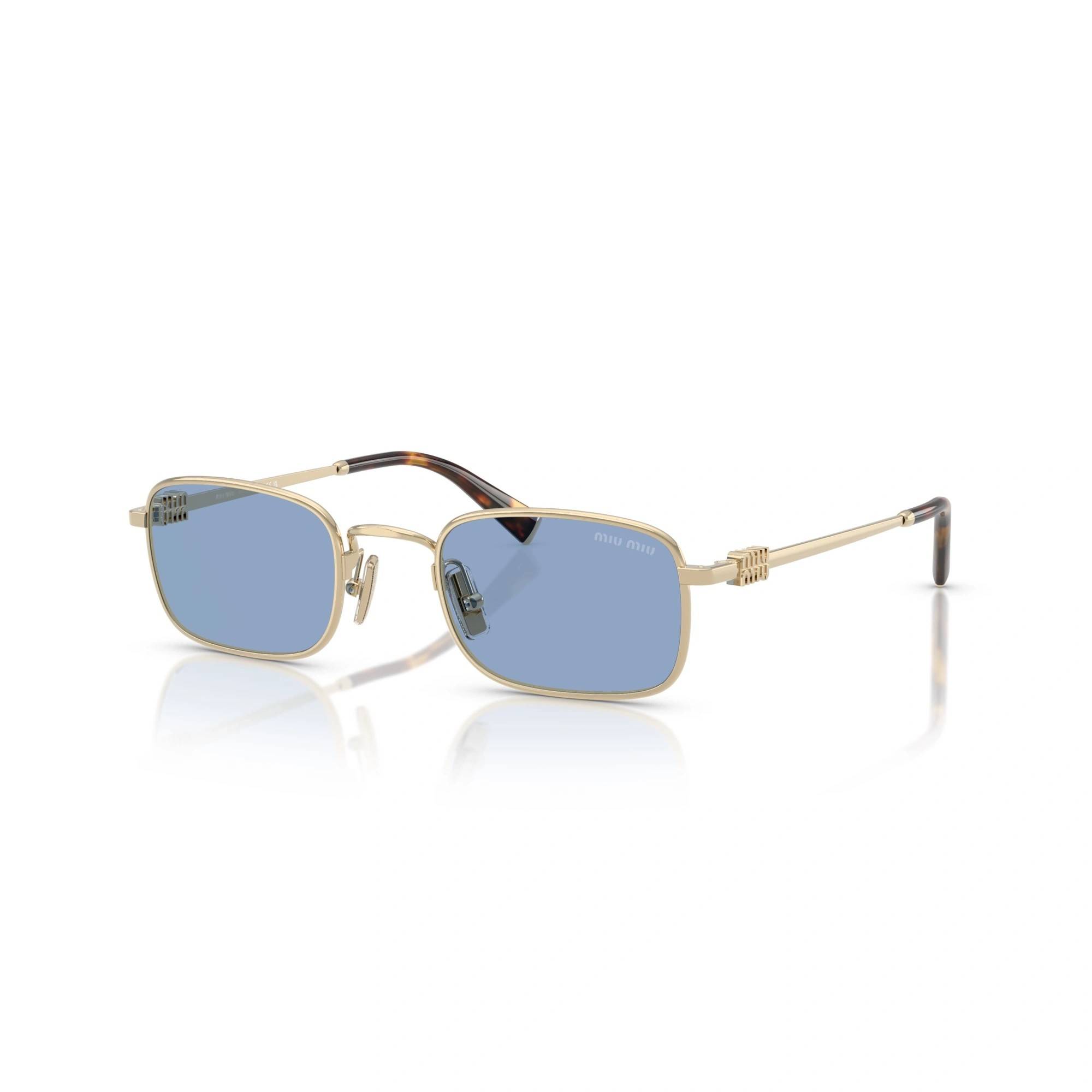 MIU MIU A53S ZVN60O 52 Sarı Unisex Güneş Gözlüğü - 1