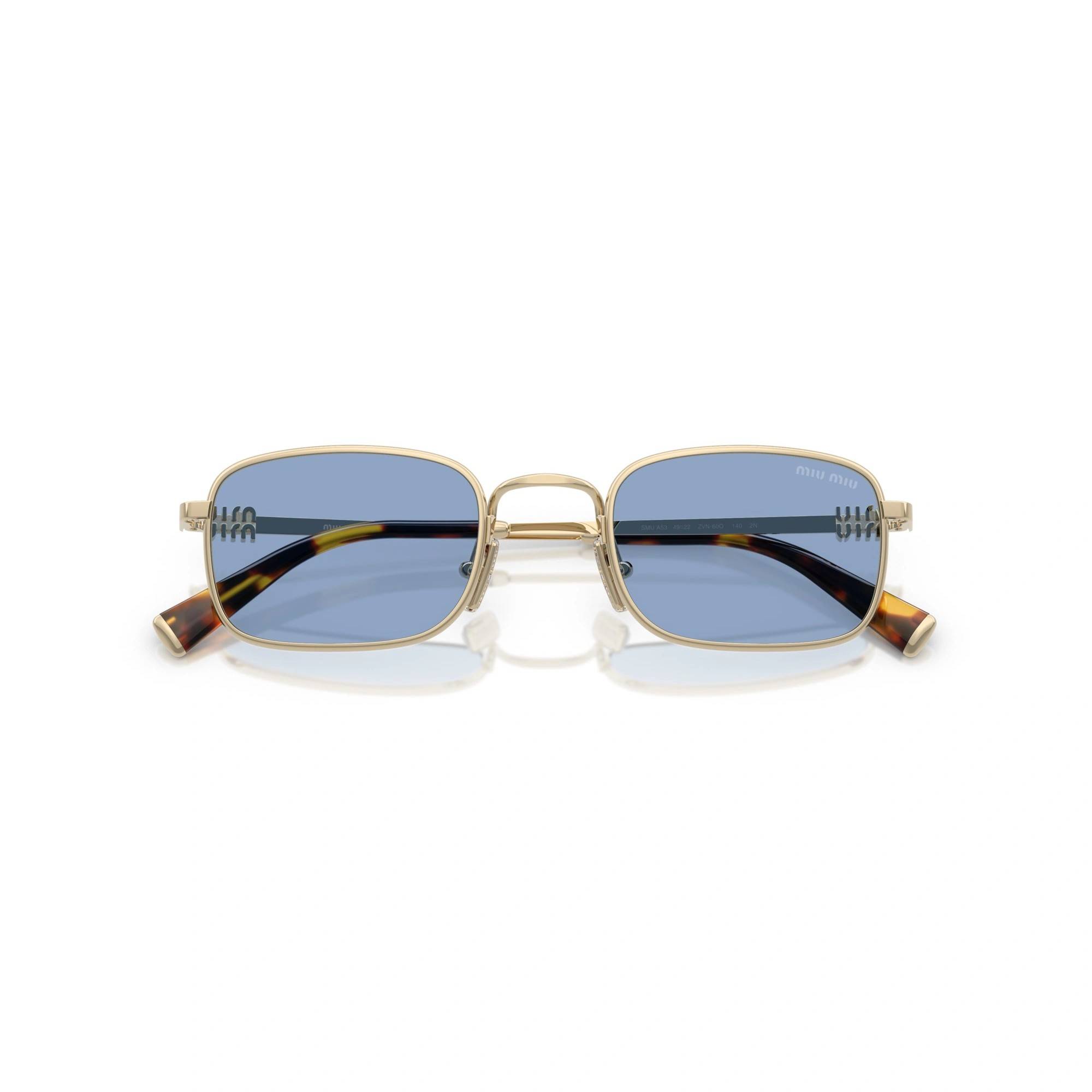 MIU MIU A53S ZVN60O 52 Sarı Unisex Güneş Gözlüğü - 5