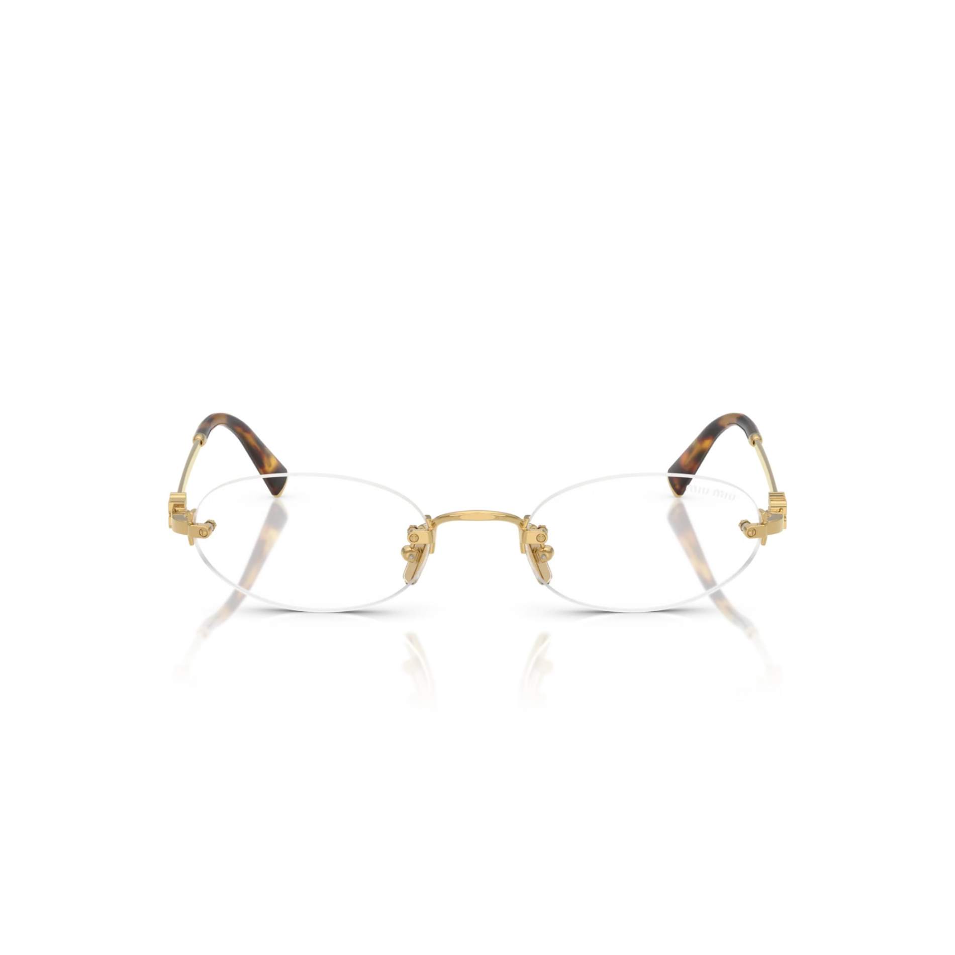 MIU MIU A54S 5AK08N 51 Sarı Kadın Güneş Gözlüğü - 2