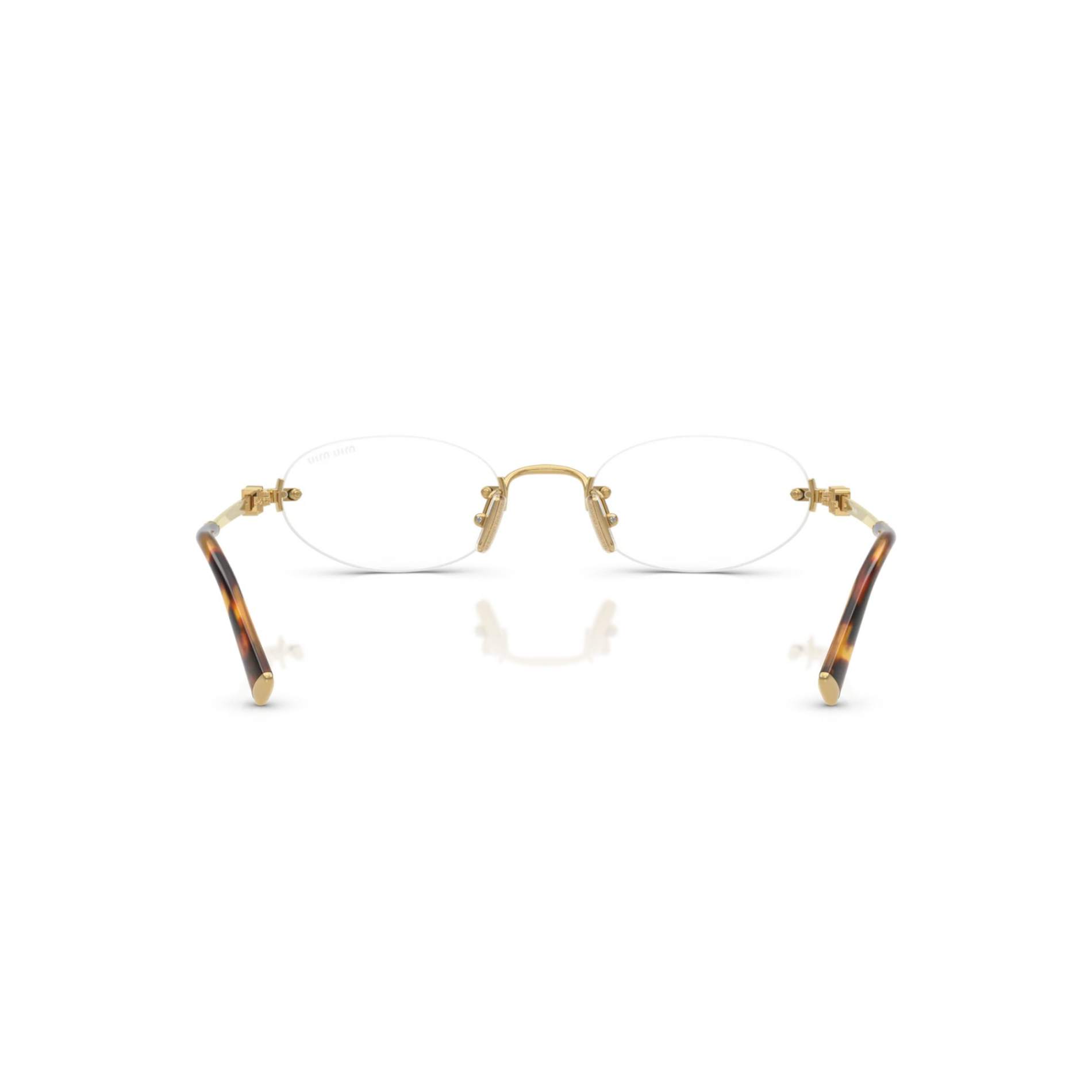 MIU MIU A54S 5AK08N 51 Sarı Kadın Güneş Gözlüğü - 4