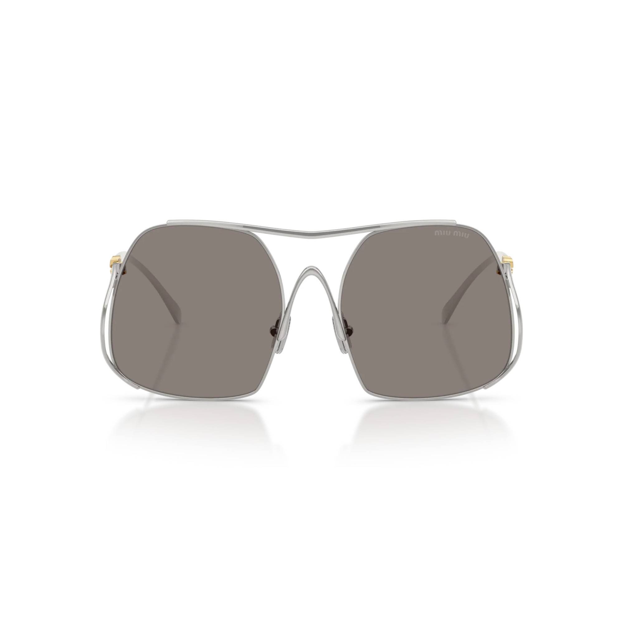 MIU MIU A55S 1BC80Q 57 Gümüş Kadın Güneş Gözlüğü - 2