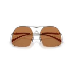 MIU MIU A55S 1BC90Q 57 Gümüş Kadın Güneş Gözlüğü - 5