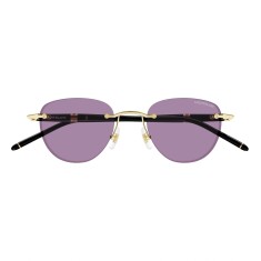 MONTBLANC 0412S 002 48 İki Renk Unisex Güneş Gözlüğü - 2