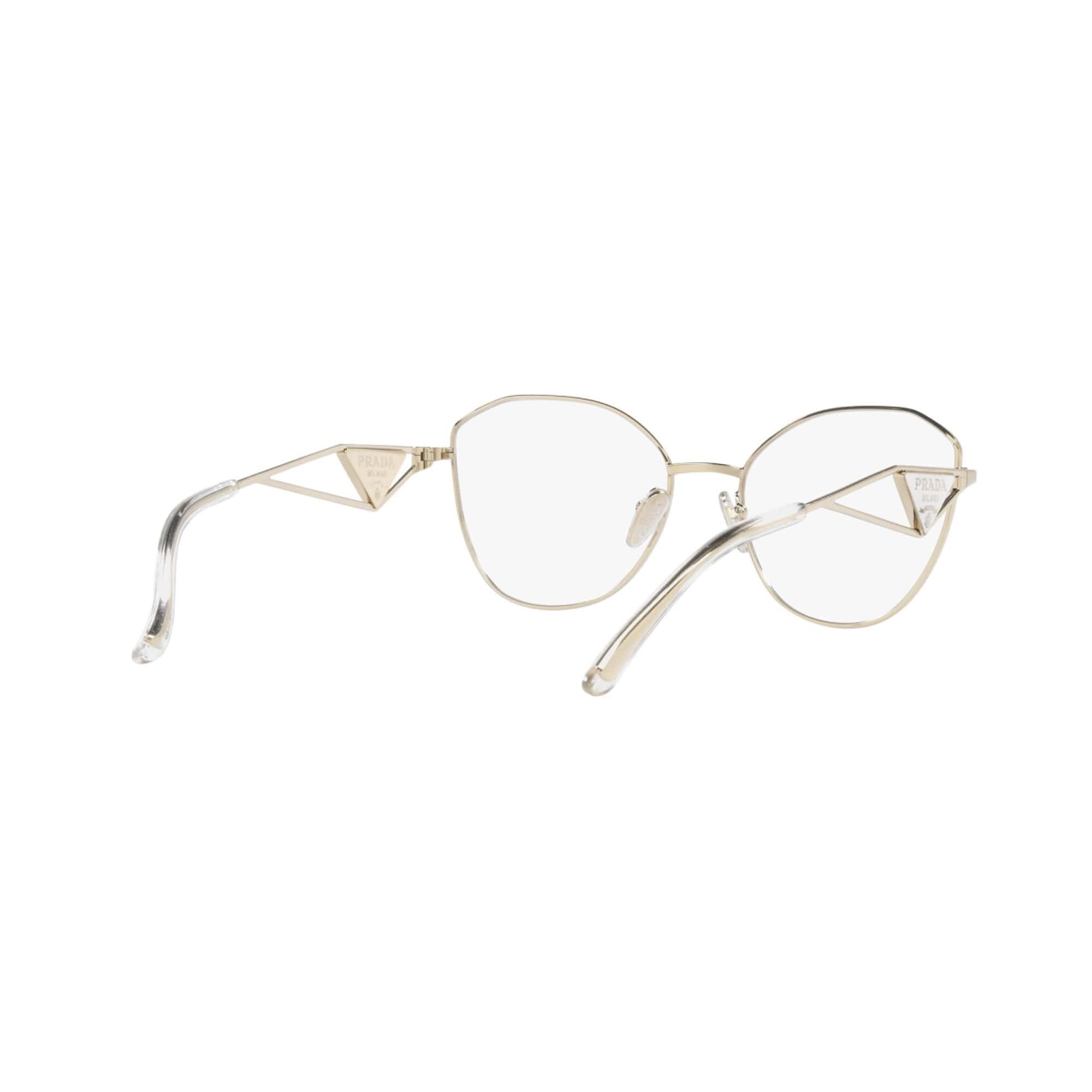 PRADA 52ZV ZVN1O1 55 Gold Kadın Mavi Filtreli Gözlük - 6