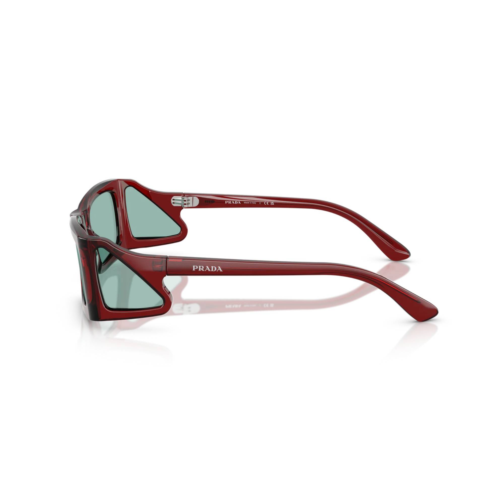 PRADA B03S 12Z40K 56 Bordo Unisex Güneş Gözlüğü - 3