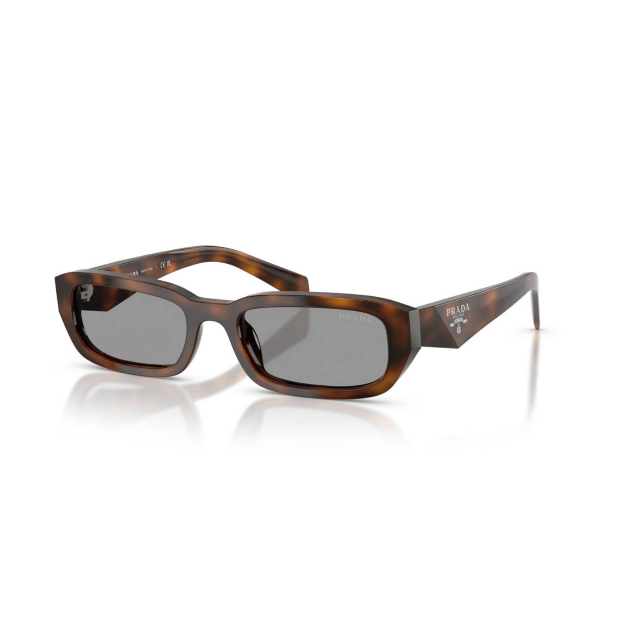 PRADA B06S 20D50Q 53 Kahverengi Unisex Güneş Gözlüğü - 1