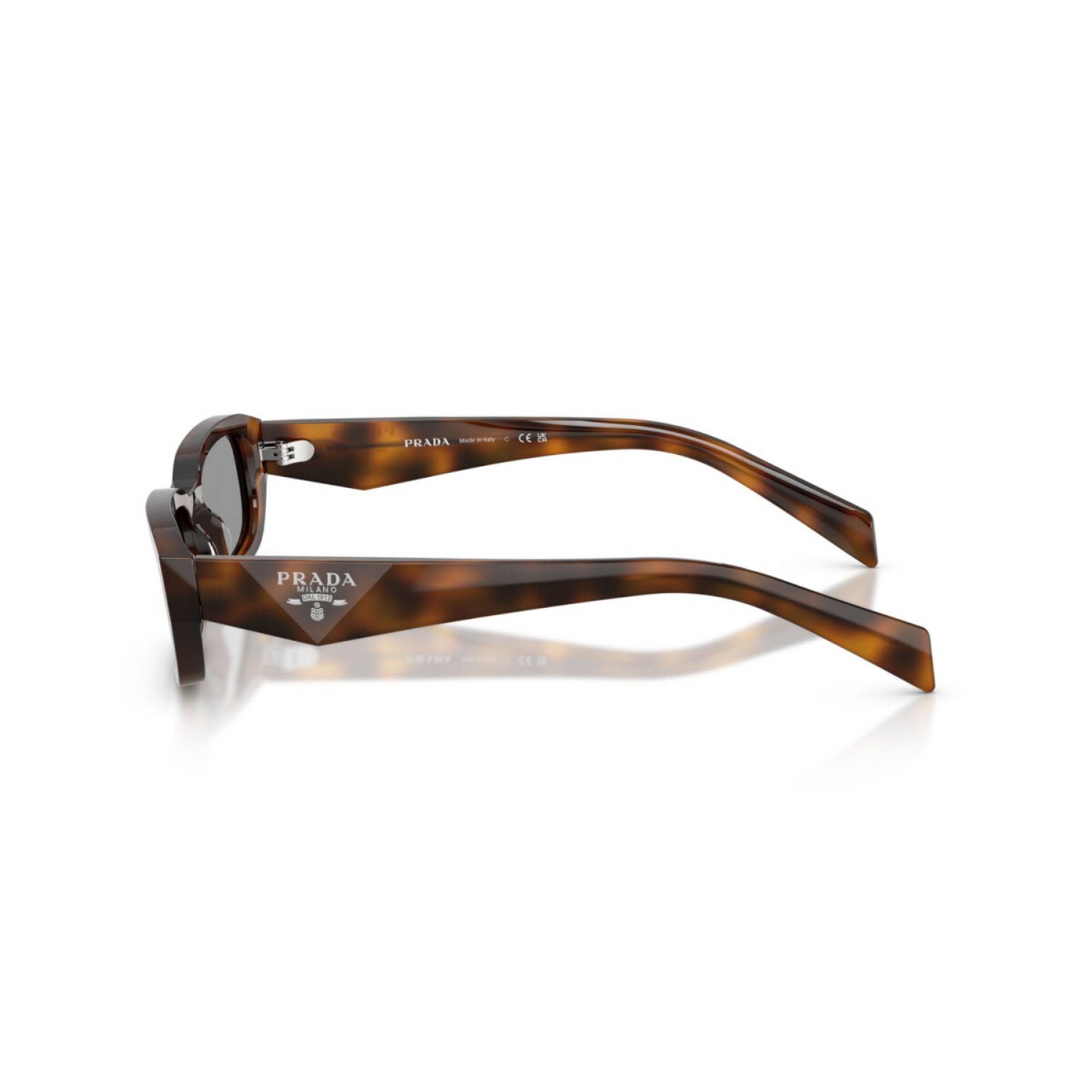 PRADA B06S 20D50Q 53 Kahverengi Unisex Güneş Gözlüğü - 3