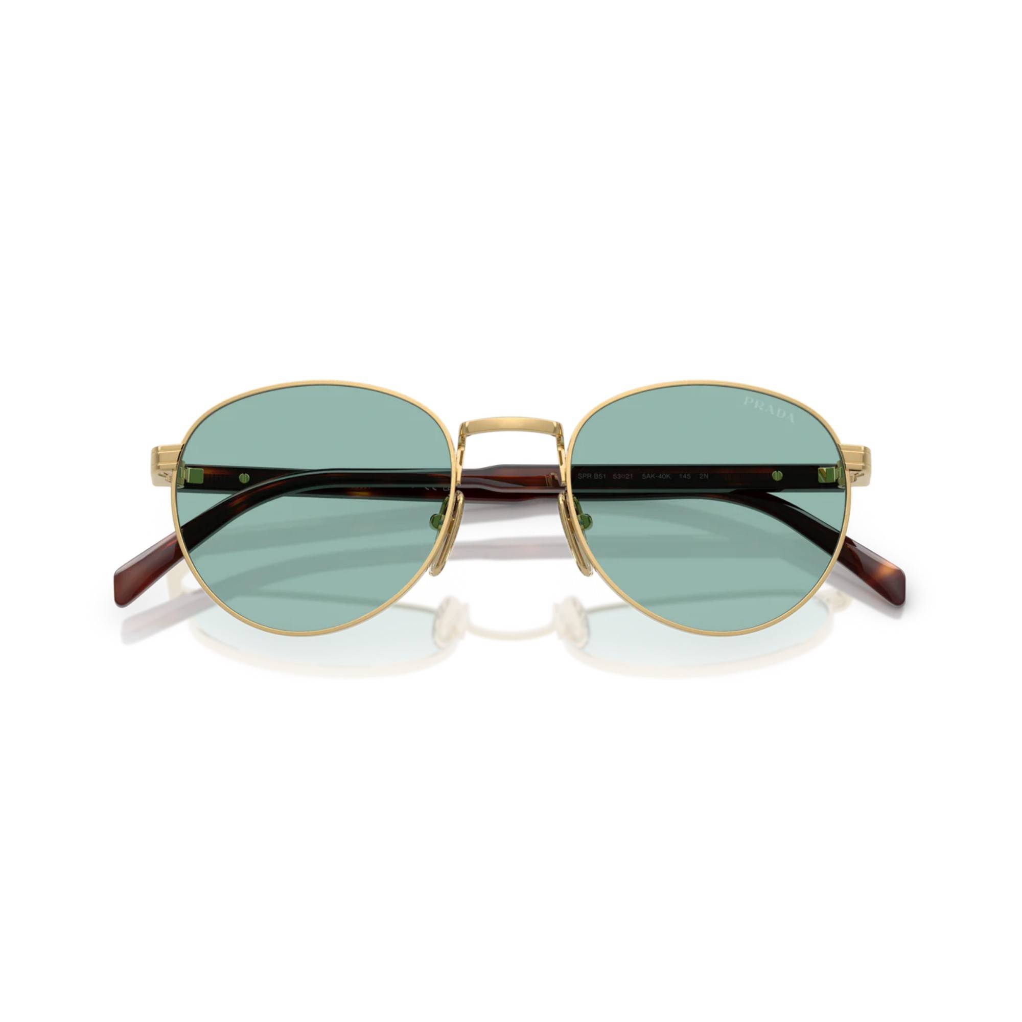 PRADA B51S 5AK40K 53 Altın Unisex Güneş Gözlüğü - 5