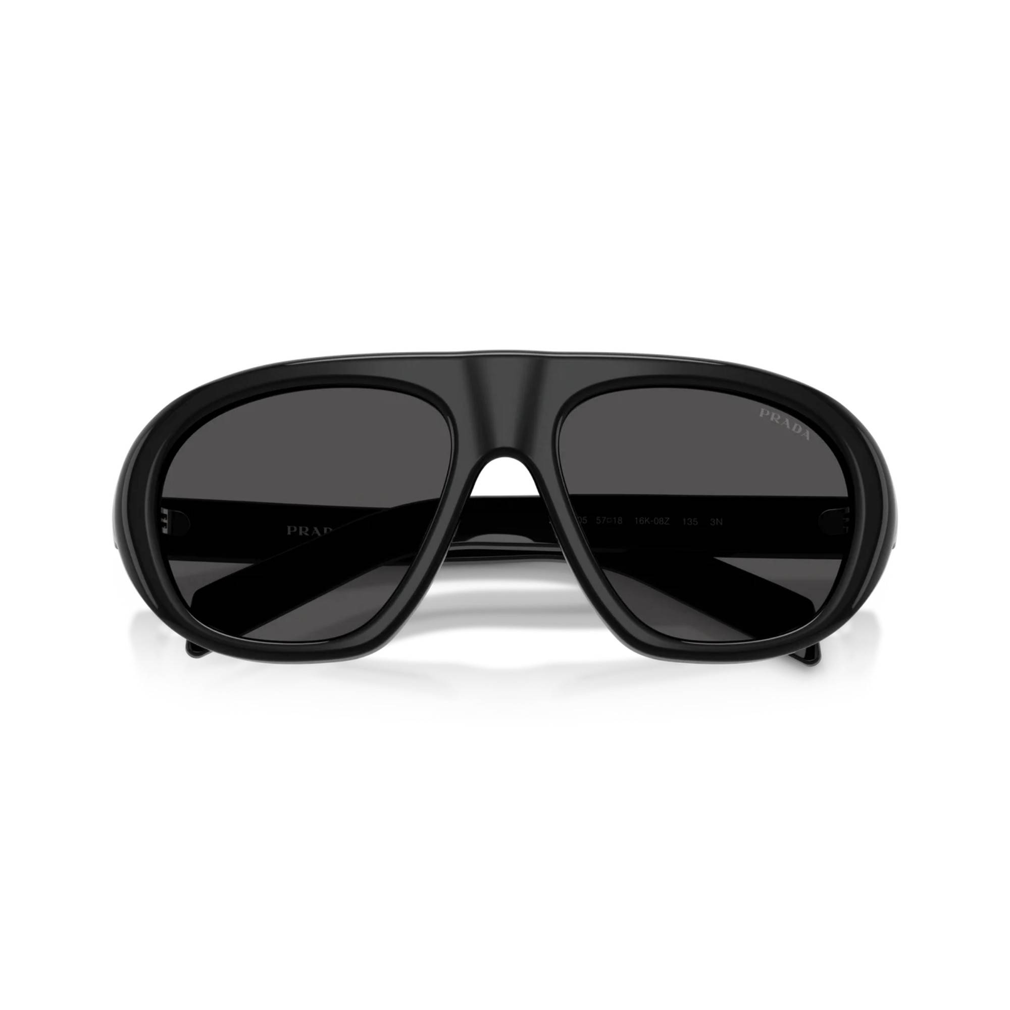 PRADA C05S 16K08Z 57 Siyah Kadın Güneş Gözlüğü - 5