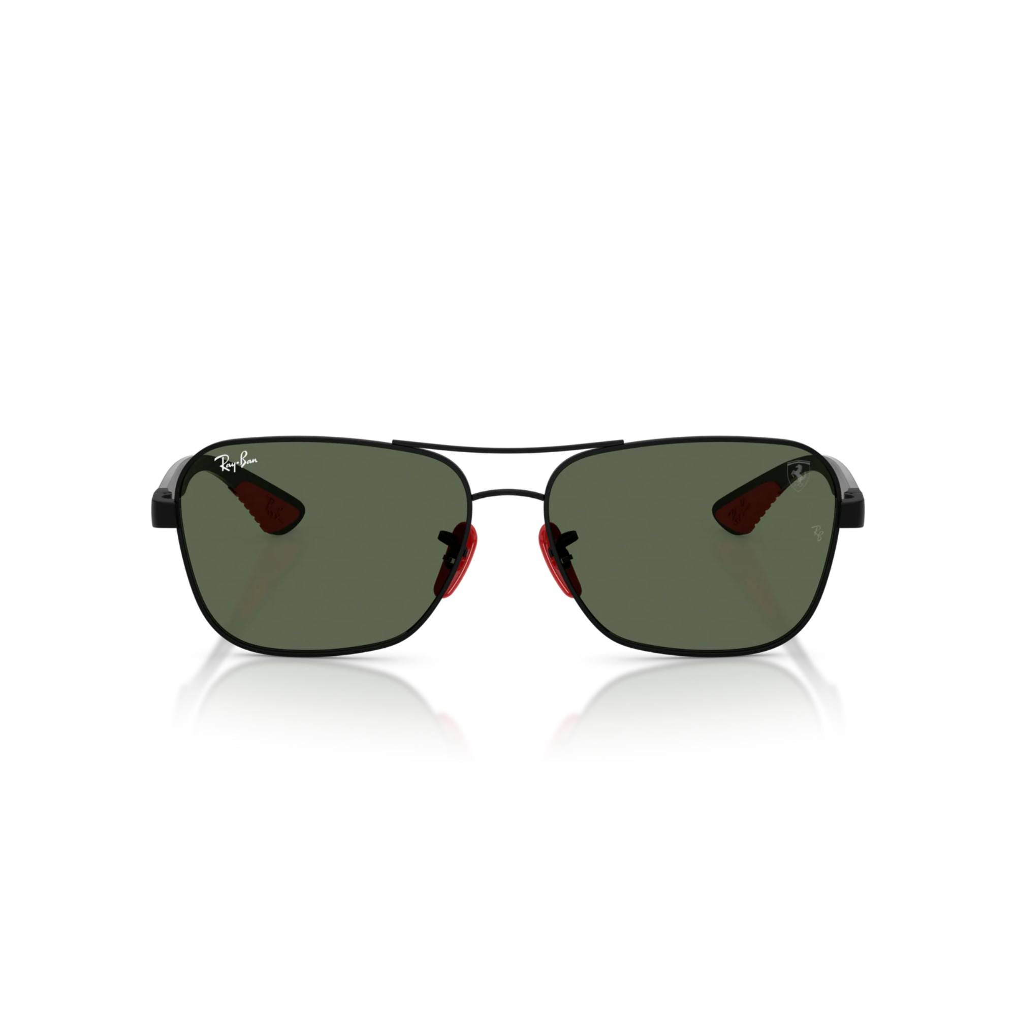 RAY-BAN Scuderia Ferrari 8336M F00271 58 Siyah Unisex Güneş Gözlüğü - 1