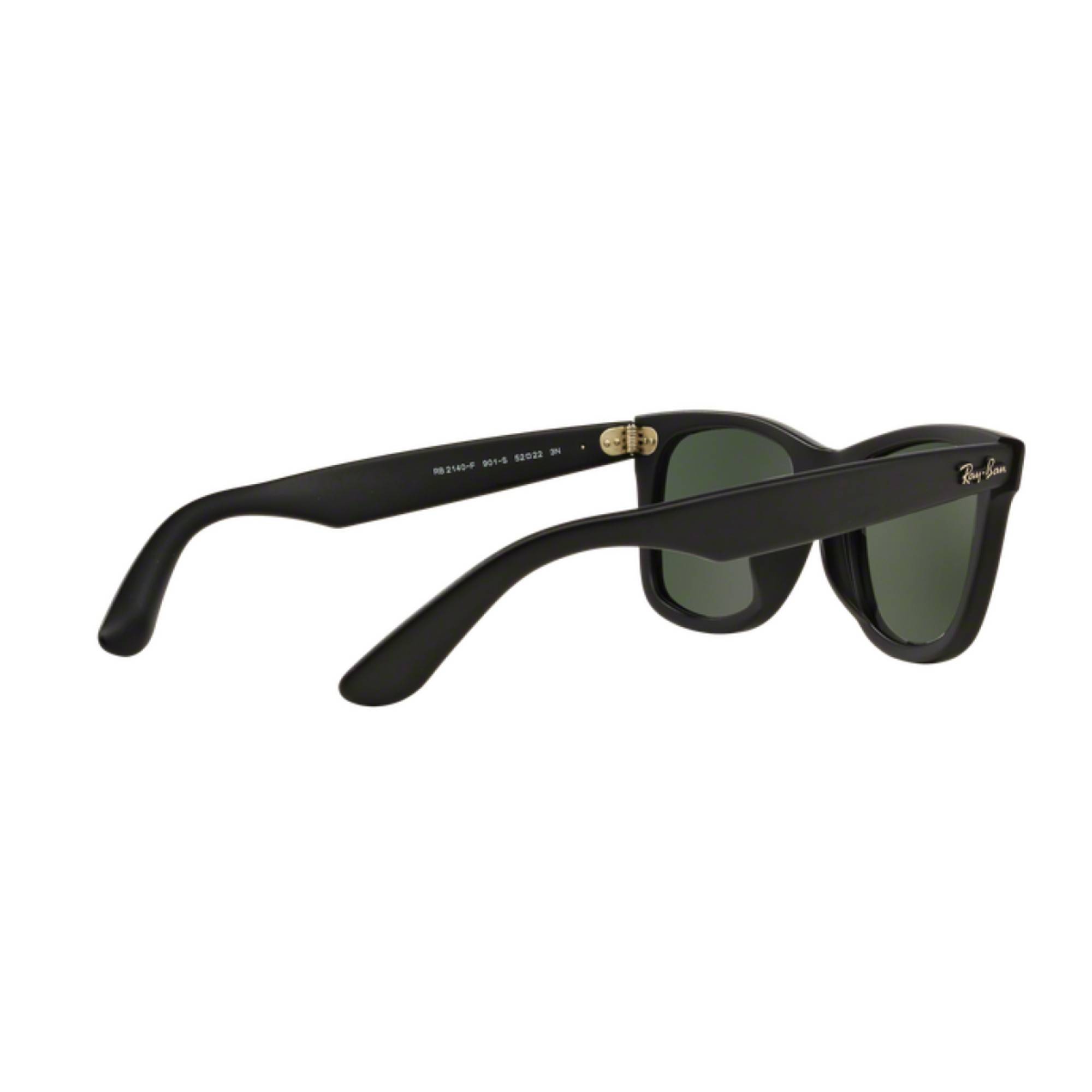 RAY-BAN Wayfarer 2140F 901S 52 Mat Siyah Unisex Güneş Gözlüğü - 5