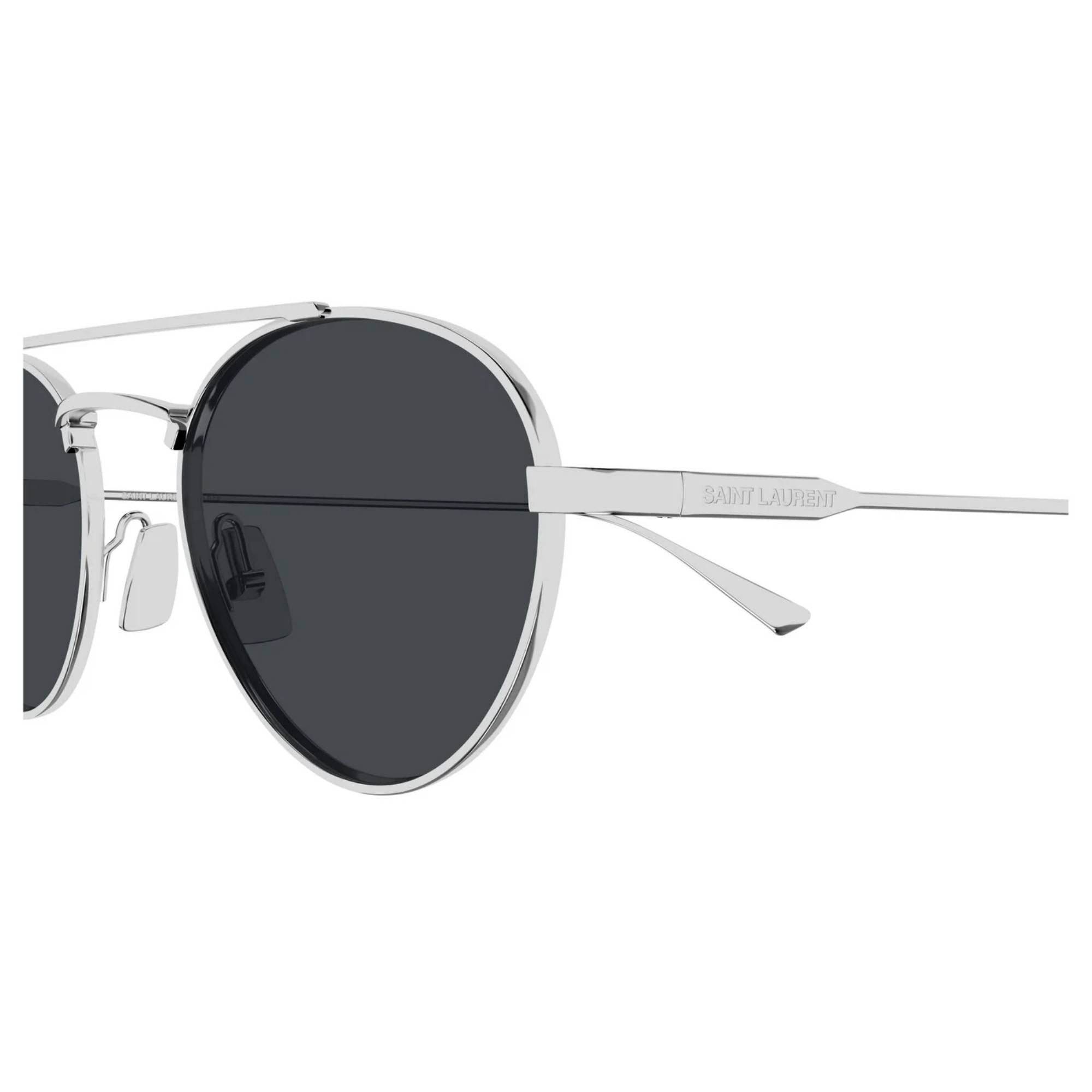 SAİNT LAURENT 97 002 51 Gümüş Unisex Güneş Gözlüğü - 4