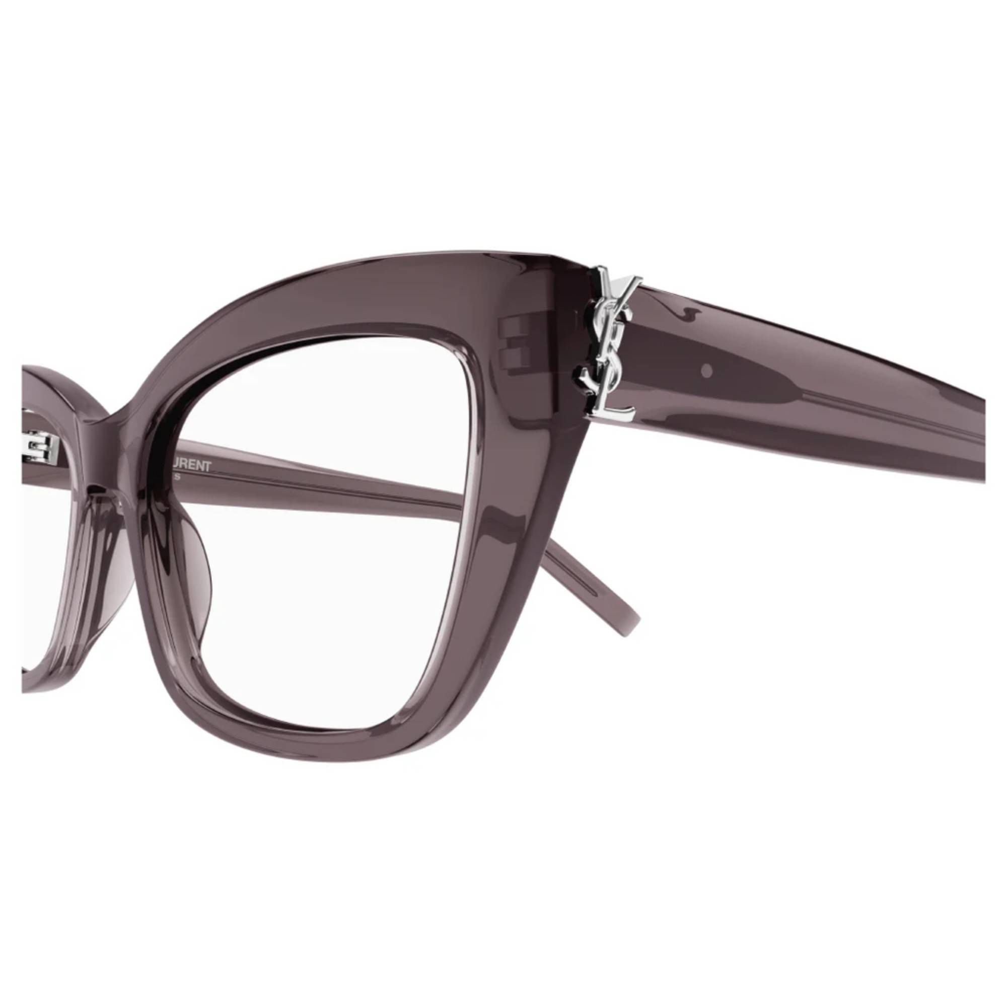 SAİNT LAURENT M117 003 53 Kahverengi Kadın Mavi Filtreli Gözlük - 3