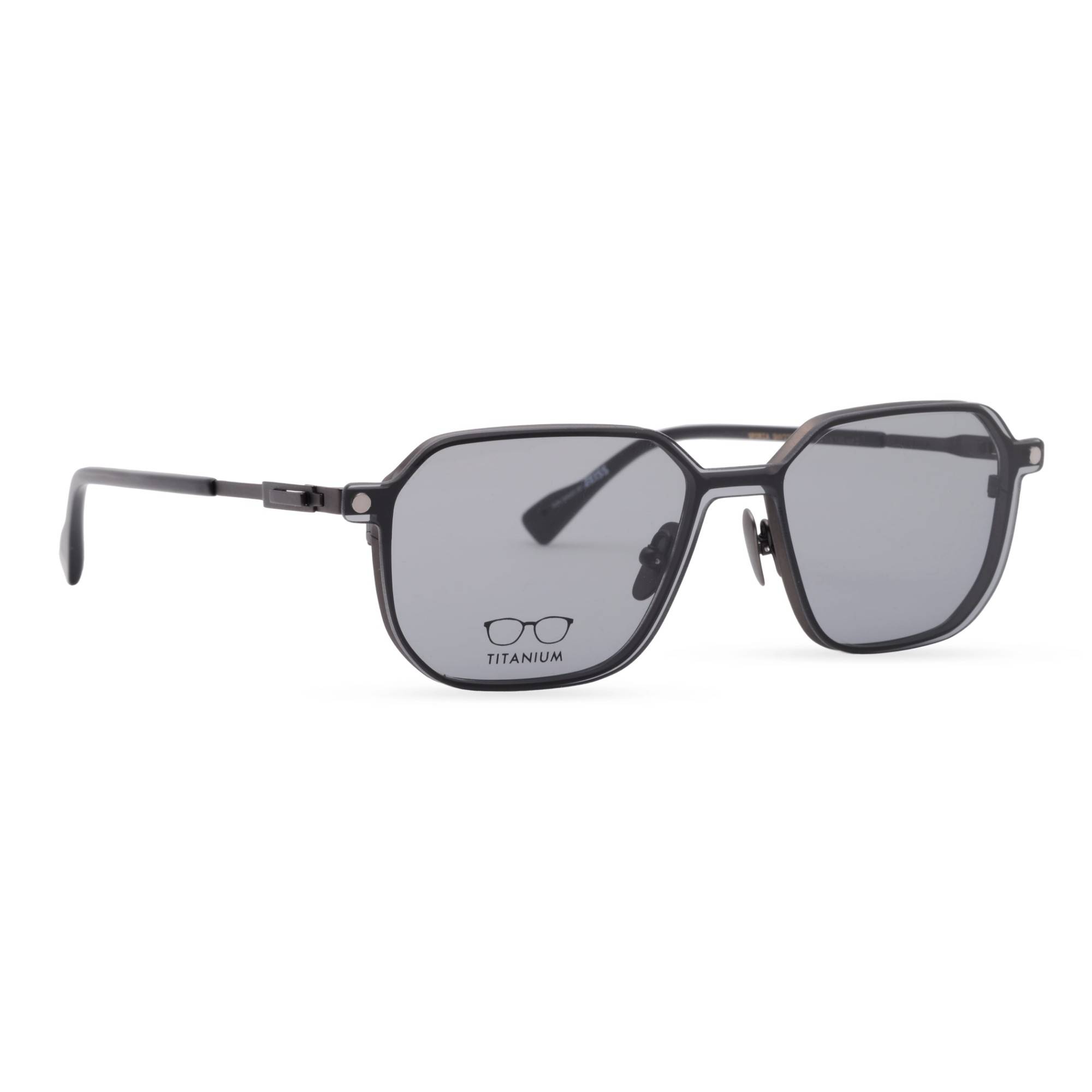 SNOB SFORZA SNV232T C02Z 52 Gun Metal Unisex Güneş Gözlüğü - 1