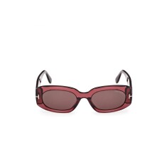 TOMFORD 1187 69E 52 Bordo Kadın Güneş Gözlüğü 