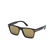 TOMFORD 1205 01H 55 Polarize Siyah Unisex Güneş Gözlüğü - 1