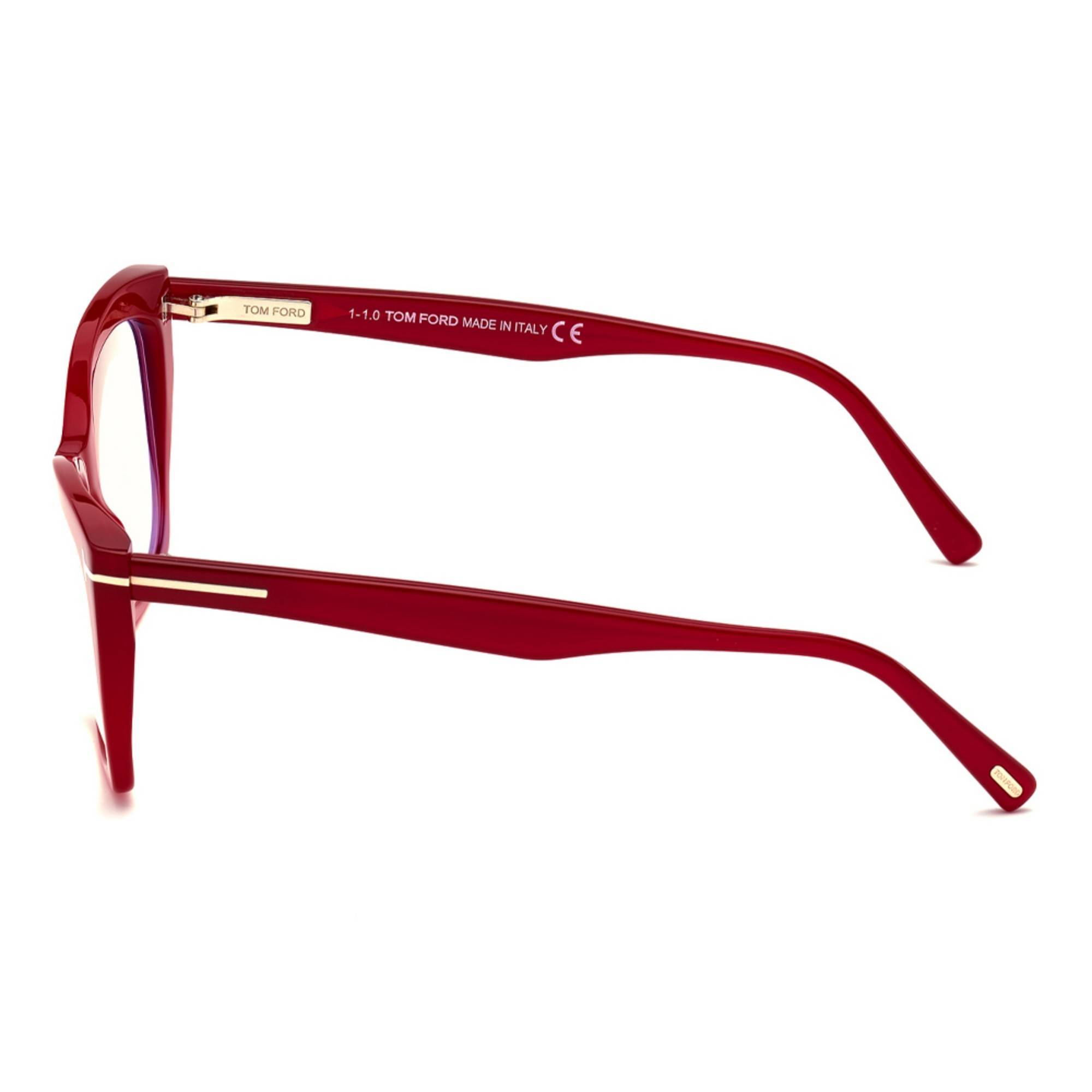 TOMFORD 5709 072 54 Kırmızı Kadın Mavi Filtreli Gözlük - 3